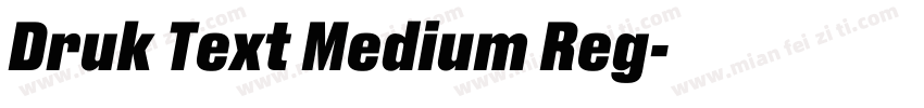Druk Text Medium Reg字体转换